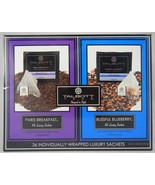 Talbott Teas -  36 Luxury Sachets - 18 Paris Breakfast + 18 Blissful Blu... - $19.99