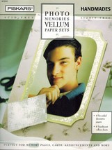 Photo Memories Vellum Paper Sets Acid &amp; Lignin Free By Friskers, Handmades - $10.39