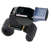 Fox 40 Mini Cmg Fingergrip Whistle Rescue Safety Alert Referee Black Best Value! - £9.96 GBP