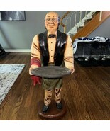 ART DECO Motel Hotel Butler Waiter restraint smoke  stand BOMBAY Co. Gre... - $346.50