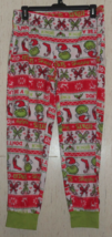 New Womens &quot;Don&#39;t Be A Grinch&quot; Super Soft Fleece Pajama Pants Size Xl (16-18) - £19.70 GBP