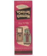 Vintage 1940&#39;s Hollywood CA Matchbook Cover Wurlitzer Jukebox &amp; Vending ... - $95.03 MXN