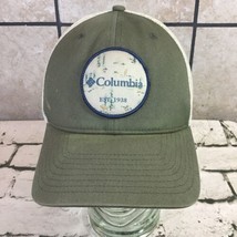 Columbia Sportswear Gray White Flexfit Hat Sz L-XL Ball Cap  - £12.47 GBP