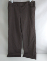 Van Heusen Stretch Women&#39;s Brown Dress Pants Slacks Size 12S Inseam 28&quot; - £9.91 GBP