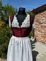 Kaiser Franz Josef dirndl dress Bavarian Oktoberfest dirndl dress  Size D48 / XL - £38.44 GBP