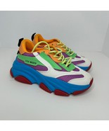 Steve Madden Possession Bright Multicolored Sneakers Womens Sz 6.5 POSS03S1 - $58.29 CAD