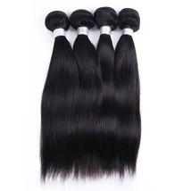 Straight Hair Bundles Hair Weave Bundles 100% Human Hair Bundles Natural Color R - £155.10 GBP