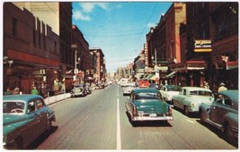Postcard King St Shopping &amp; Business Kitchener Ontario - £5.40 GBP
