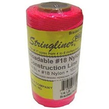 STRINGLINER Company 35162 18 Construction Replacement Roll Braided FL. Pink - $18.88