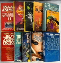 Vintage Science Fiction Paperback Lot of 10 DAW, DEL REY, TOR, CHERRYH, ... - £69.69 GBP