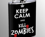Keep Calm D21 8oz Stainless Steel Hip Flask - $16.78