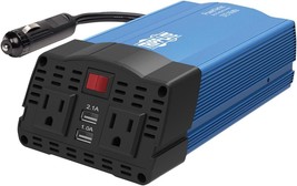 Tripp Lite 375W Compact Portable Car Power Inverter 2 Outlet 12V Dc To 120V Ac - £56.35 GBP