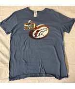 Super Bowl 50 NFL Football T Shirt Blue Size Men’s Size L  Short Sleeve ... - $290.37 MXN