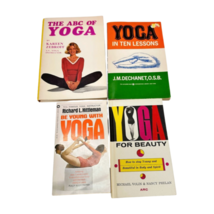 Vintage Yoga Books Lot 4 Kareen Zebroff &amp; other Yoga Instructors PB &amp; HC - $42.51