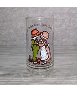 Holly Hobbie Drinking Glass Coca-Cola Happy Talk Done with Love Vintage ... - $5.40