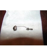 CWF Cross w/Chain Gavel Lapel Pin Religious? Fraternal?  FREE SHIPPING - $11.29