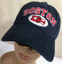 Boston Crab Logo Tourist Blue Strapback Baseball Cap Hat - £12.91 GBP