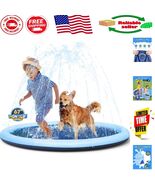 Thick Non-Slip 67-Inch Splash Pad - Safe and Fun Water Play for Kids &amp; Pets - $69.92 CAD