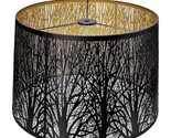 Metal Large Lamp Shades, Modern Fashion Drum Big Lampshades With Pattern... - $86.99