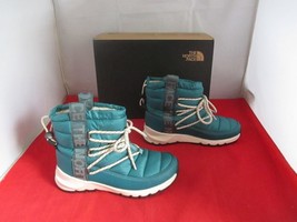 THE NORTH FACE THERMOBALL LACE UP BOOTS $119  US Size 6 -  Shaded Spruce... - £48.93 GBP