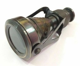 Vintage Handmade Brass Antique Monocular Telescope Pocket Mini Telescope - $658.39 MXN