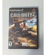 Call of Duty 2: Big Red One (Sony PlayStation 2, 2005) Complete + Manual... - £11.06 GBP