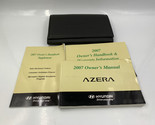2007 Hyundai Azera Owners Manual Handbook Set with Case OEM GO3B27065 - £13.54 GBP