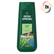 2x Bottles Irish Spring Aloe Mist Face &amp; Body Wash | 20oz | 24 Fresh - £24.04 GBP