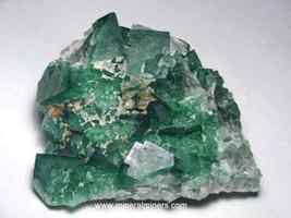 Fluorite Mineral Specimen, Green Fluorite, Natural Color Fluorite Crysta... - $110.00