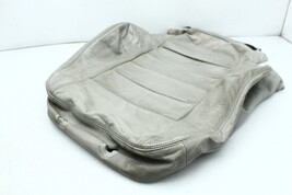 2000 AUDI A4 B5 FRONT DRIVER LEFT UPPER SEAT COVER OEM LEATHER GRAY H1494 image 11