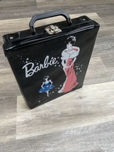 2008 Barbie Doll Fashion Black Vinyl Carrying Case 50th Anniversary - $18.76