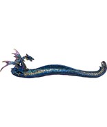 Polyresin Incense Holder - Blue Dragon w/ Claw (Each) - $23.54