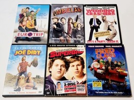 EuroTrip, Wedding Crashers, Fred Claus, Zombieland, Superbad &amp; Joe Dirt DVD Lot - £12.90 GBP