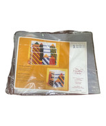 Vintage 1983 Creative Circle Plastic Canvas Pencil Design Desk Organizer... - $14.99