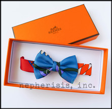 BNIB Hermes Noeud Papillon Silk Bow Tie Ribbon COLLECTIONS IMPERIAL Bag ... - £301.60 GBP