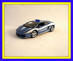 LAMBORGHINI GALLARDO LP560-4 POLICE MAISTO 1/38 DIECAST CAR COLLECTOR&#39;S ... - £20.50 GBP