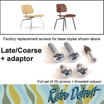 Eames Dining/Lounge DCM/LCM Chair Screw Set Late Style - Coarse Thread - $7.87