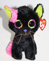 TY Beanie Boos LICORICE Halloween Black Cat 6&quot; MWMT Boo Soft Toy Stuffed... - $9.75