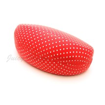 Clam Shell Hardcase for Sunglasses Glasses Faux Leather Polka Dot - £15.71 GBP