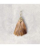 Steve Madden Hang Tag Purse Handbag Tote Double Long Tassel Charm Key Ch... - $17.91 CAD