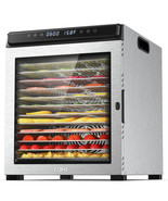 Food Dehydrator Machine, 12 Stainless Steel Food Dryer, 72H Timer and Te... - €698,62 EUR