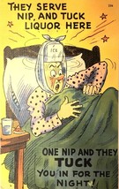 Vintage Postcard, Humorous, liquor, circa 60s, Calumet, MI - £7.03 GBP