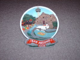 San Antonio Texas Souvenir Plate with Stand River Walk - £15.89 GBP