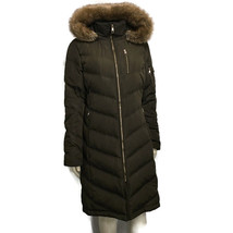 Calvin Klein M Brown Duck Down Hooded Puffer Coat - £66.19 GBP