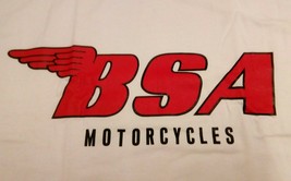 Bsa Winged Emblem Motorcycle British Birmingham T Shirt New Red Blue Black Grey - £20.21 GBP+