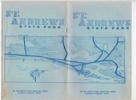 St Andrews State Park Booklet Florida&#39;s Miracle Strip 1960&#39;s - £37.44 GBP