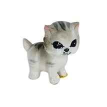 Vintage Josef Originals George Good Kitten Cat Miniature Figurine Gray Tabby - £19.97 GBP