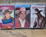 George Strait Greatest Hits 1 &amp; 2 + 10 Strait Hits Cassette - BRAND NEW,... - $59.97