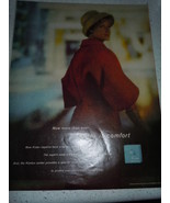 Vintage Kotex Women in Red Coat Print Magazine Advertisement 1960 - £3.15 GBP