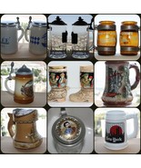 Collectible Beer Stein Mug Tankard Pint Jar Can Drinkware Breweriana and... - £18.66 GBP+